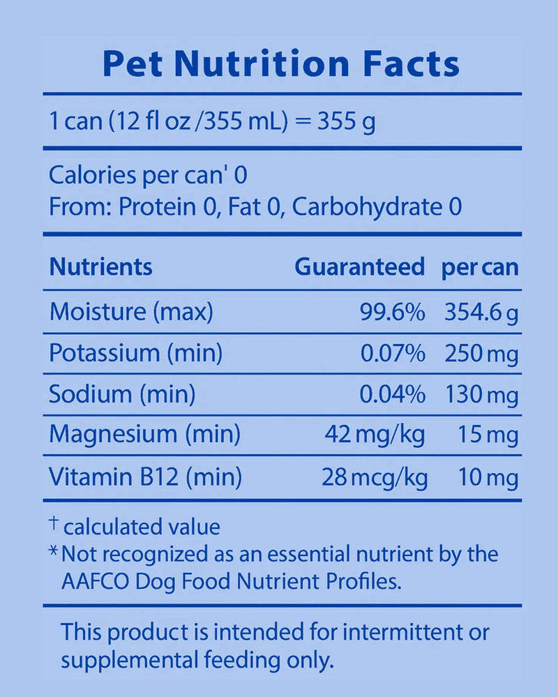Nutrition Facts for ELECTROLYTE